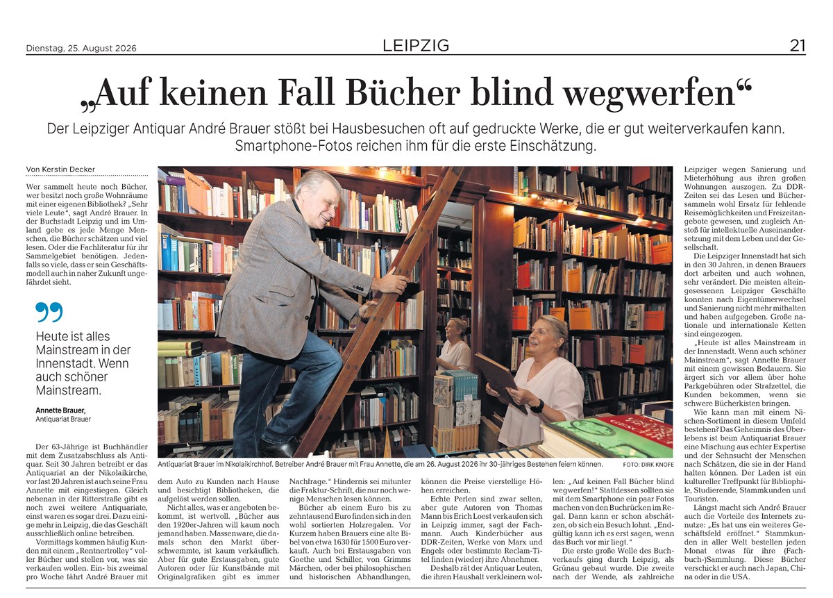 Antiquariat Brauer